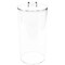 Pioneer Plastics 279C Clear Round Plastic Container with Lid, 4.0625" W x 8.125" H